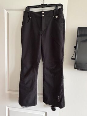Sunice Black Wide-Leg Ski Pants